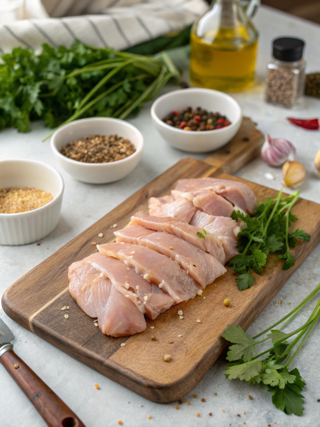 Boneless Skinless Chicken Thigh Recipe Preparation