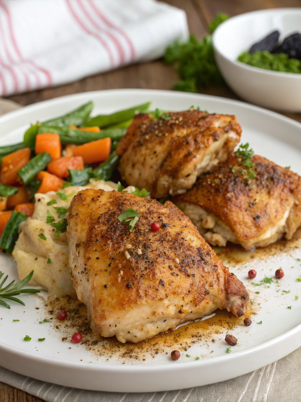 Boneless Skinless Chicken Thigh Recipe Serving