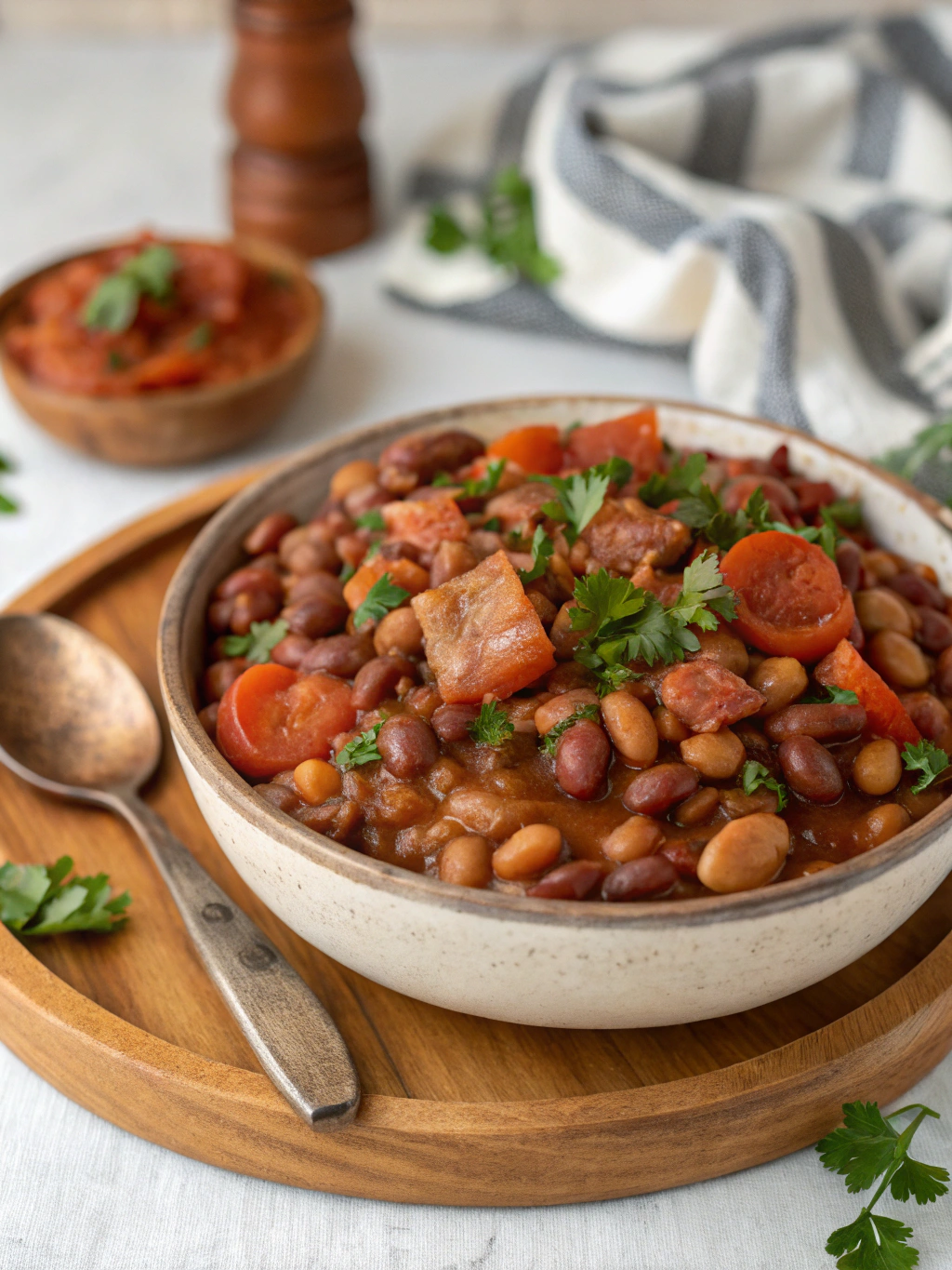 Cowboy Beans Recipe Serving