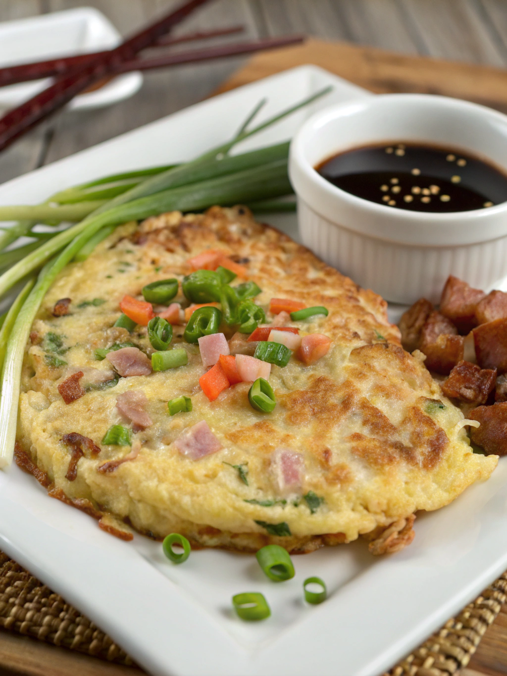 Egg Foo Young Recipe Serving