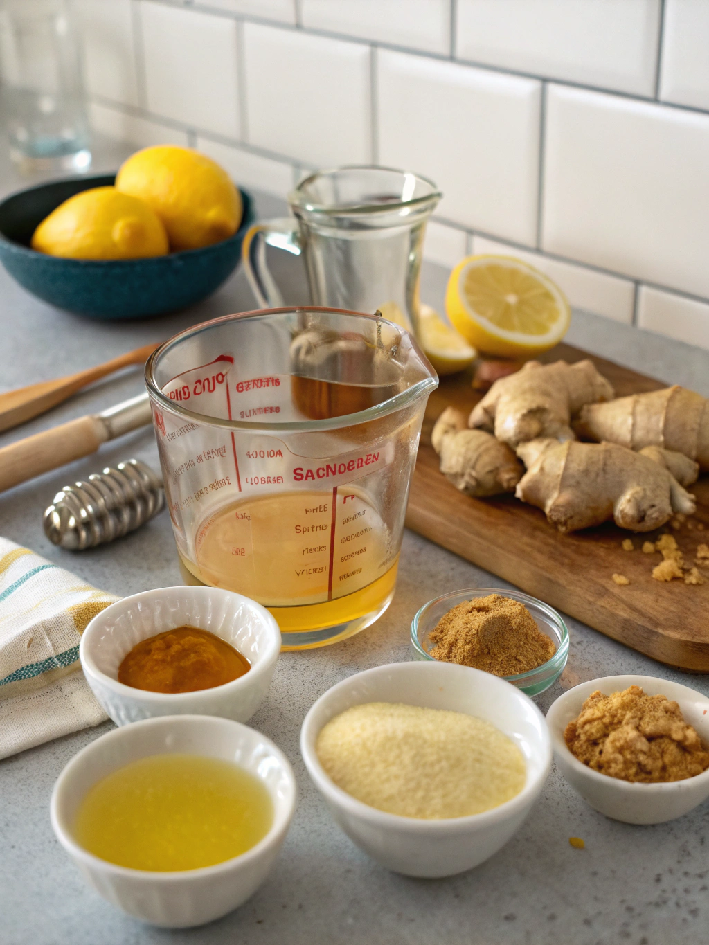 Ginger Shot Recipe Preparation