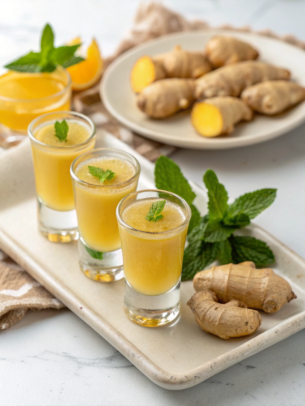 Ginger Shot Recipe Serving