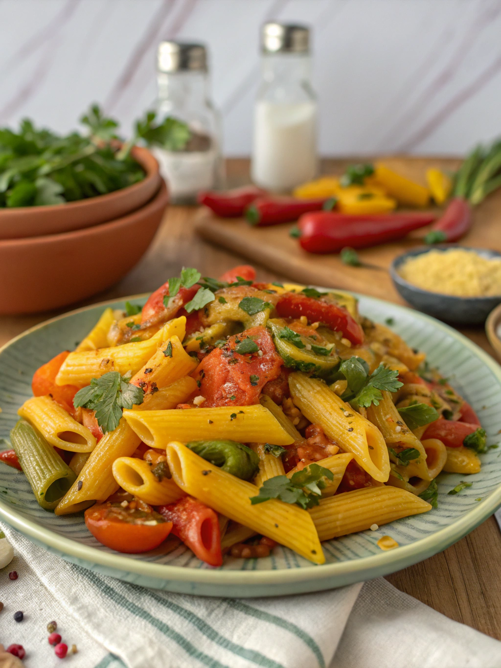 Rasta Pasta Serving
