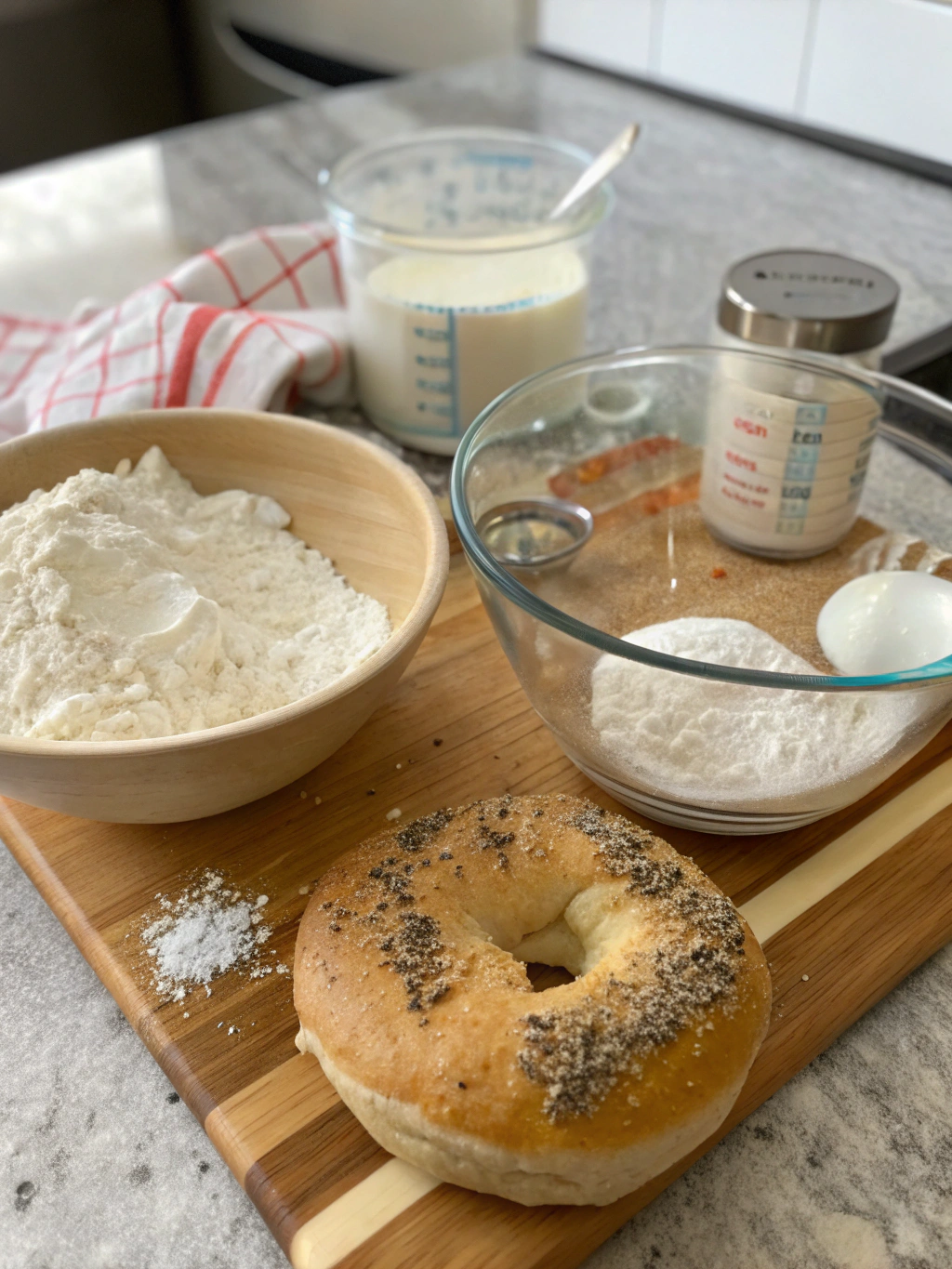 sourdough bagel recipe