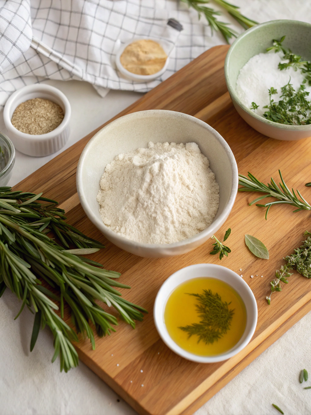 Sourdough Focaccia Ingredients
