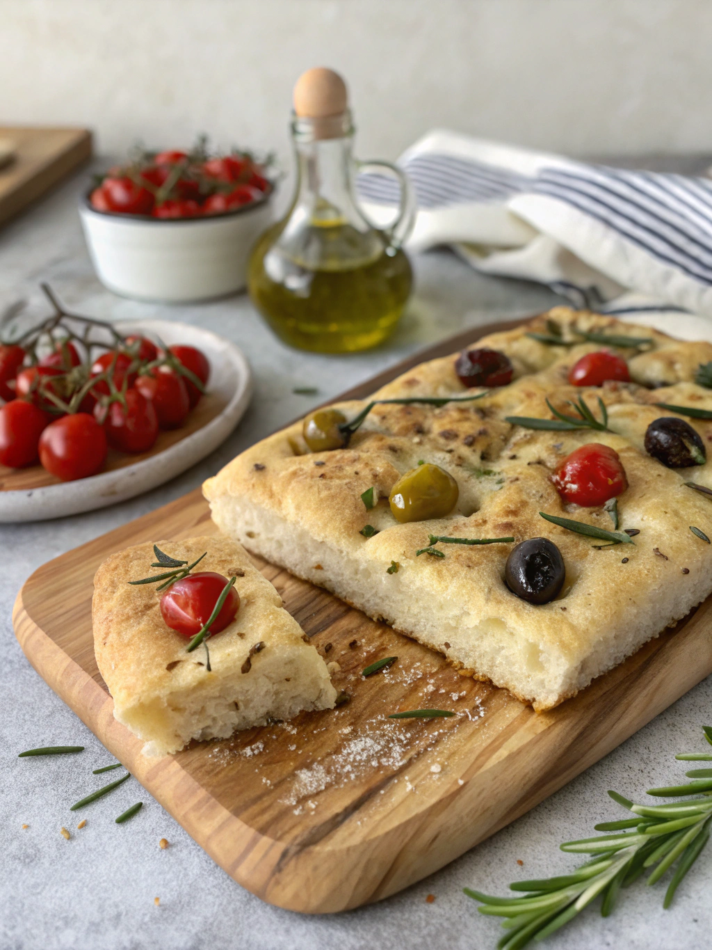 Sourdough Focaccia Serving