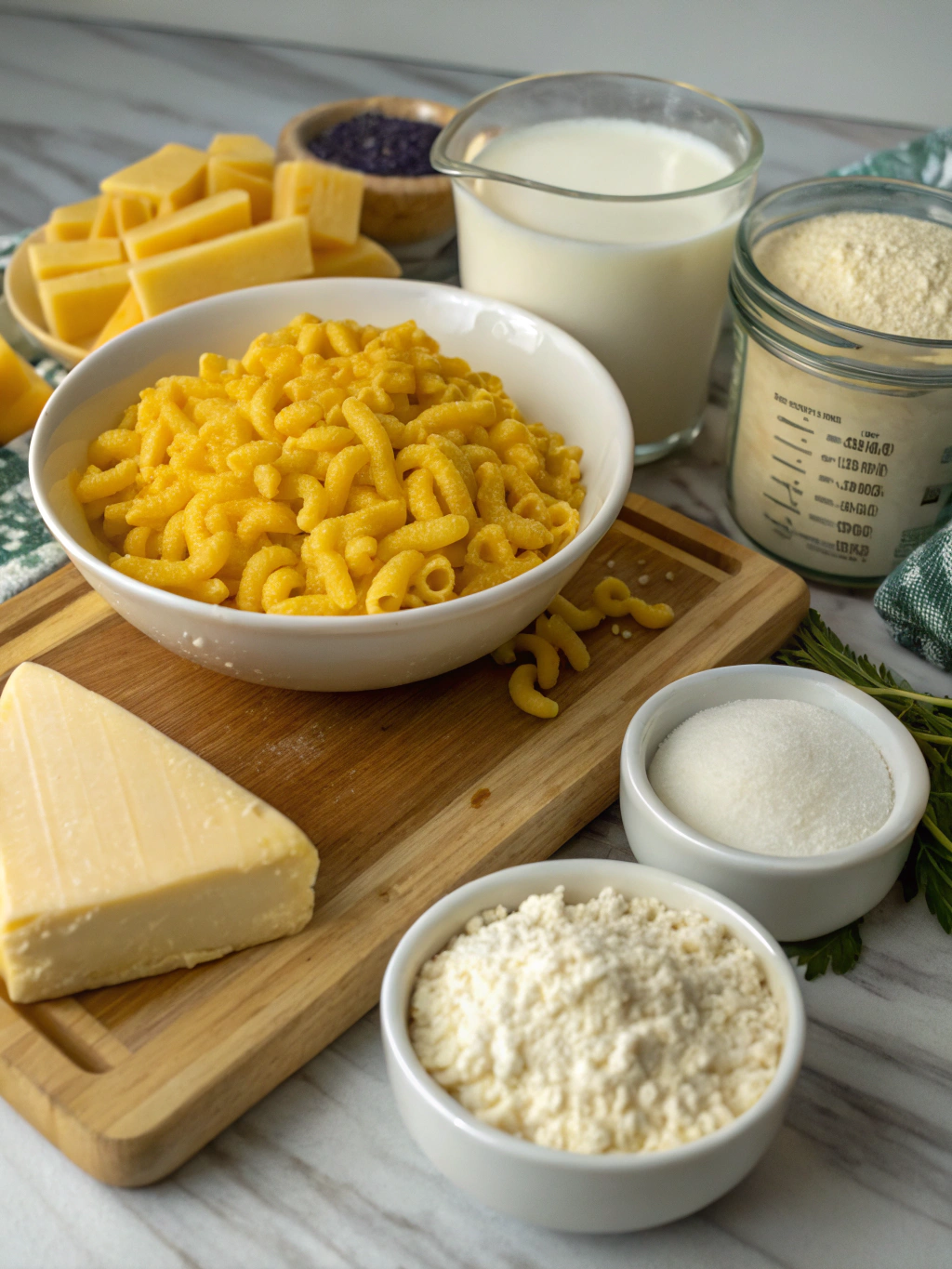 Tini Mac and Cheese Ingredients