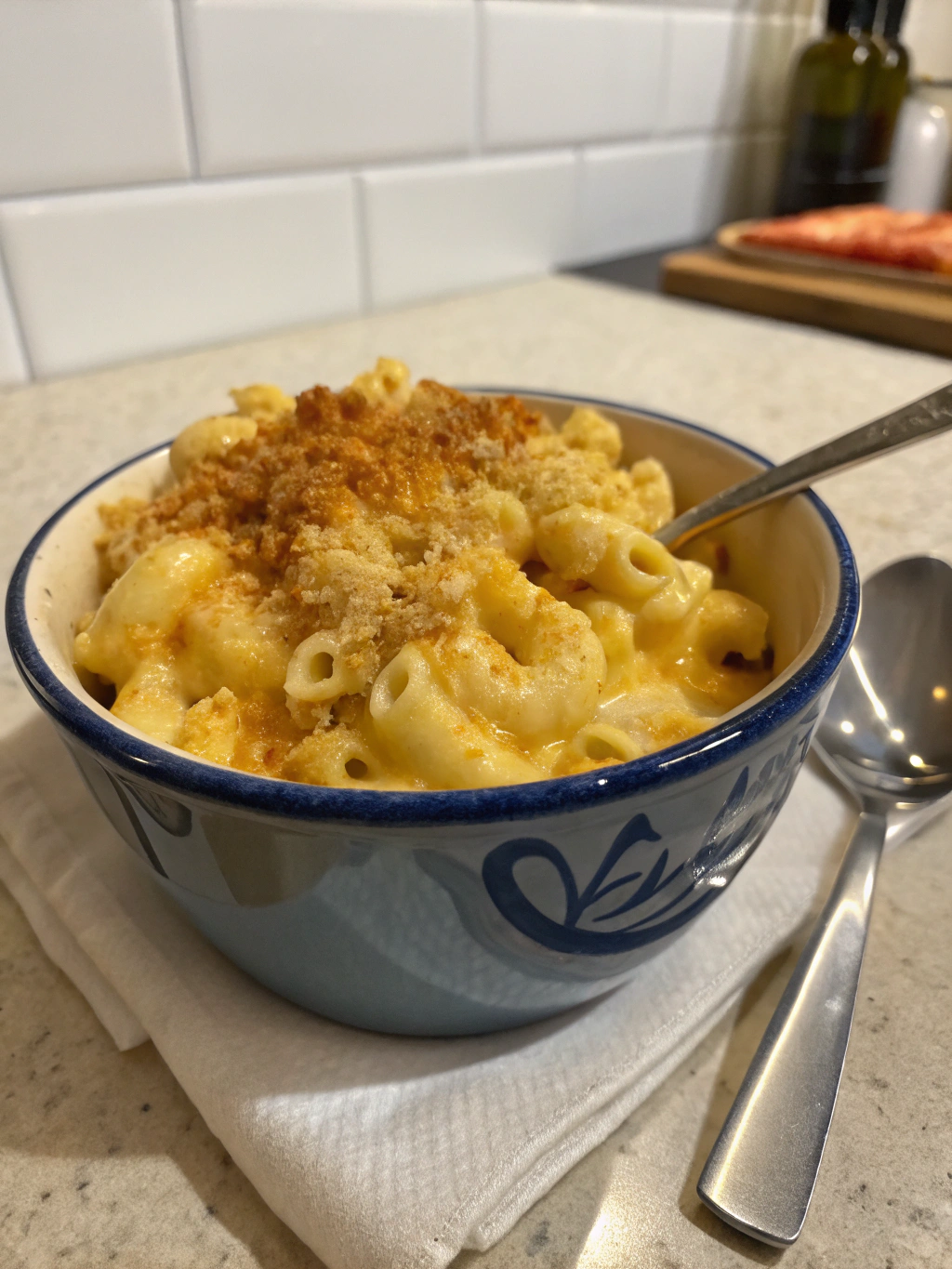 Tini Mac and Cheese Serving