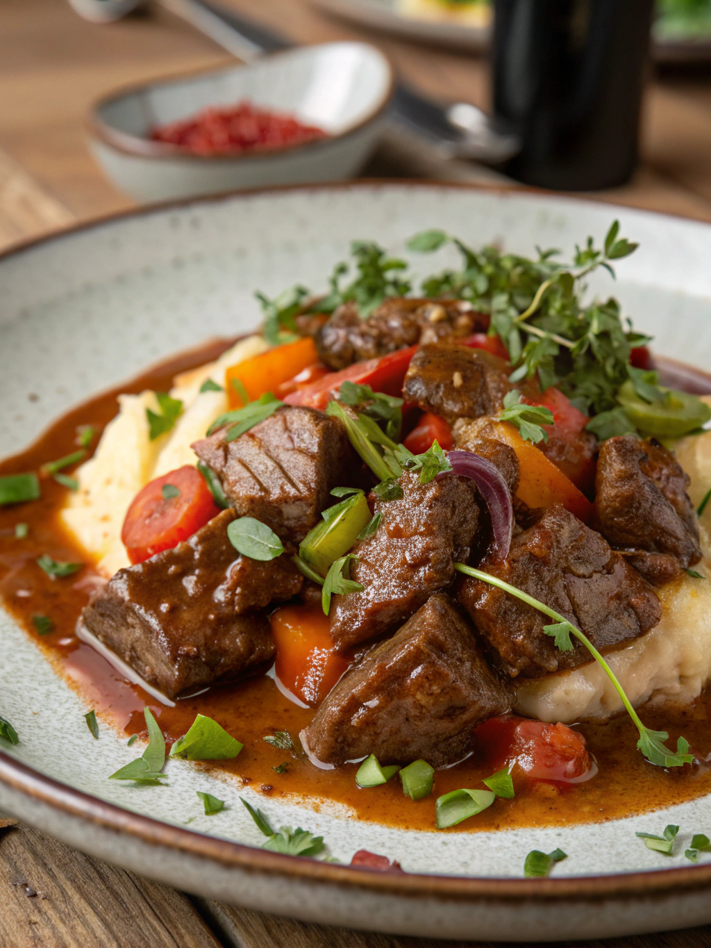 Beef Tips Recipe Serving