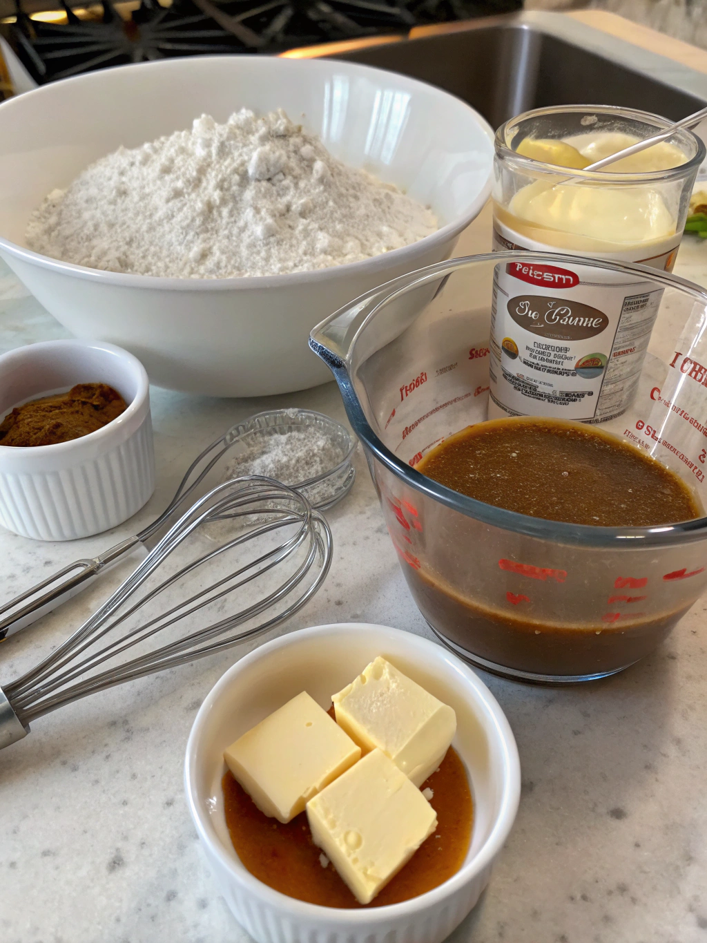 Brown gravy recipe preparation