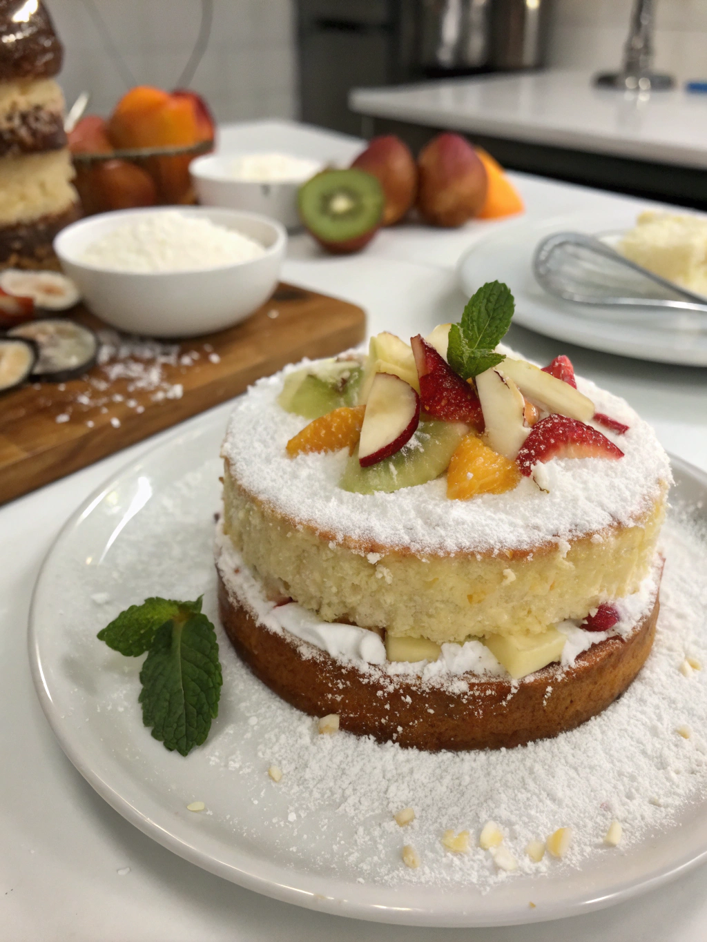 Coconut Cake Serving