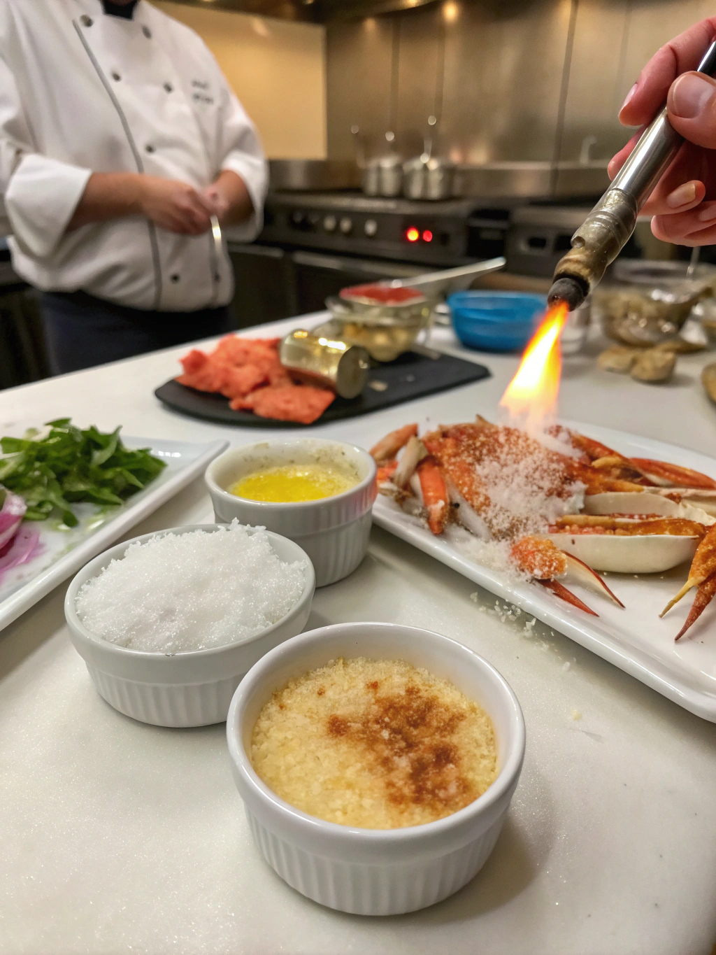crab brulee recipe preparation