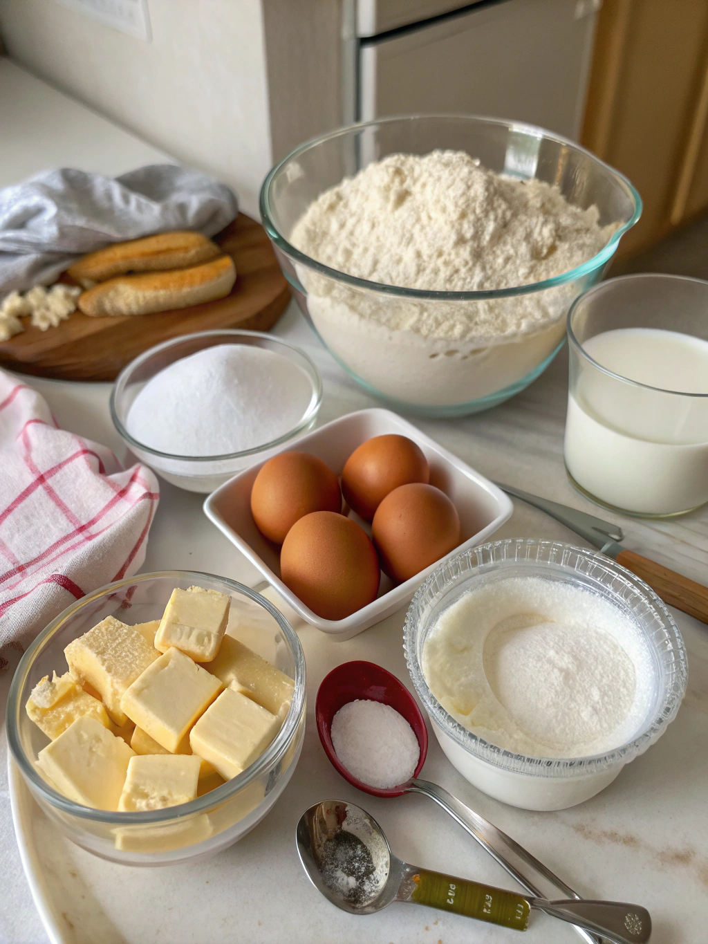 Cream Puff Recipe Ingredients