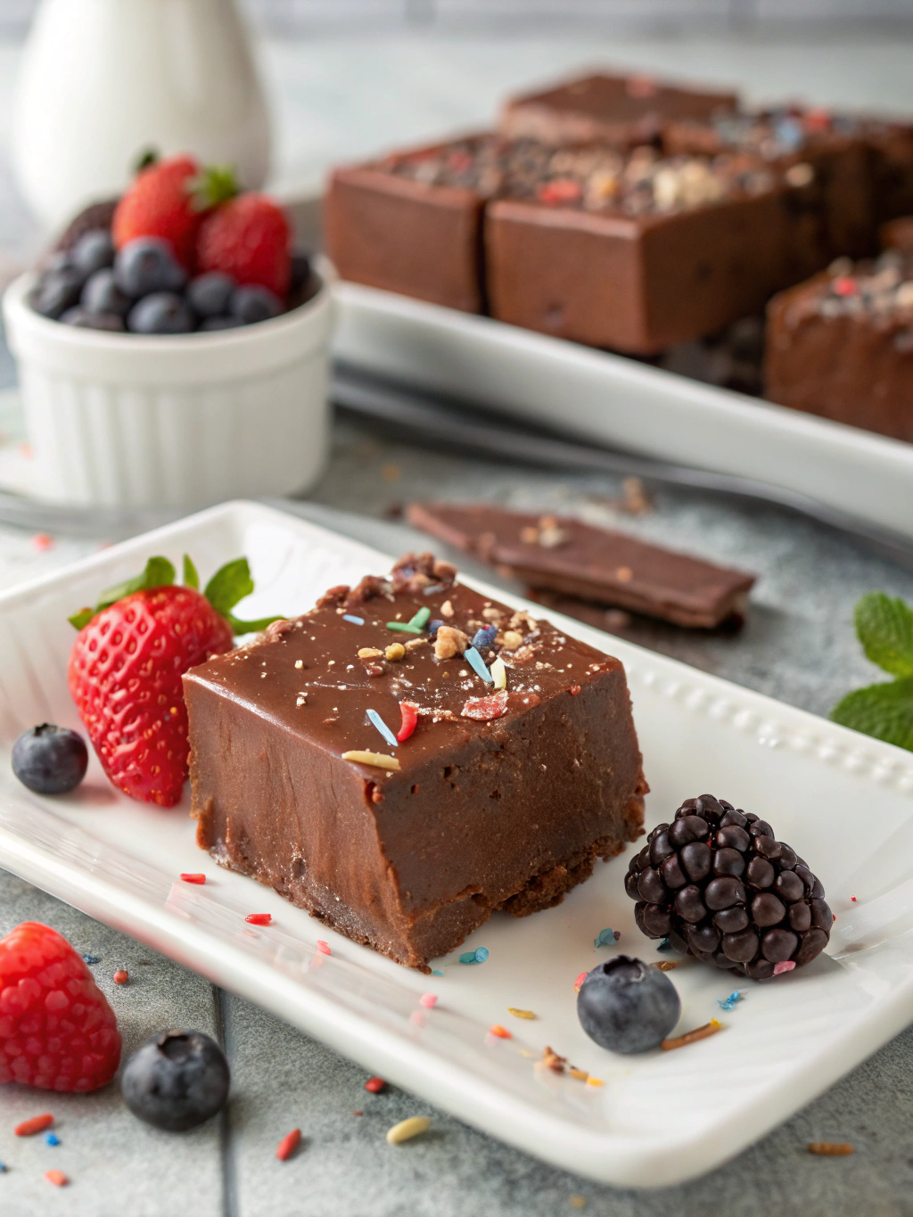 Fantasy Fudge Serving
