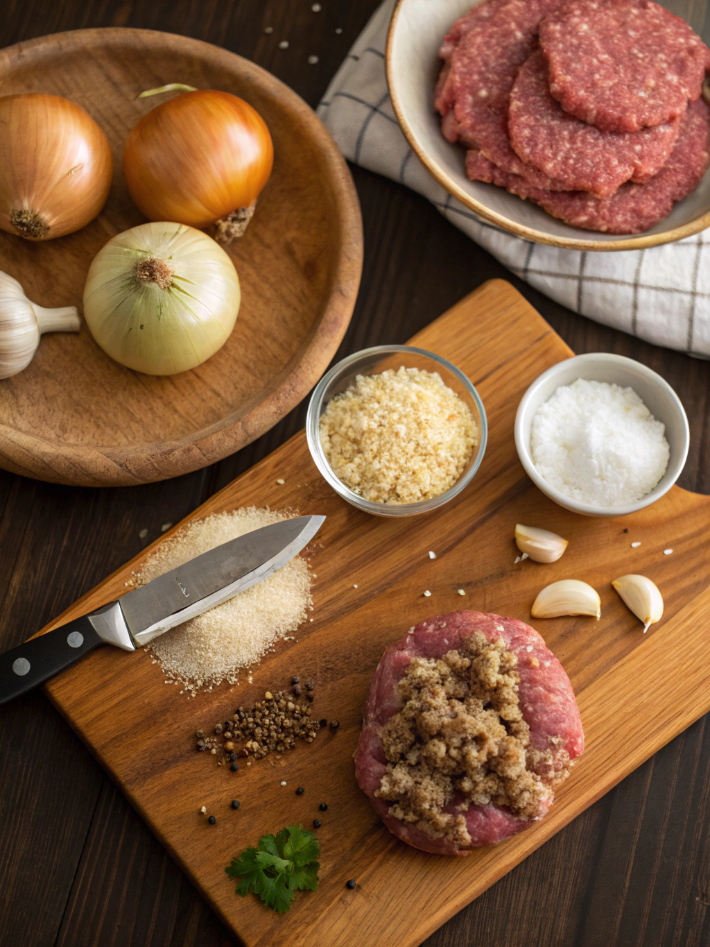 Hamburger steak ingredients