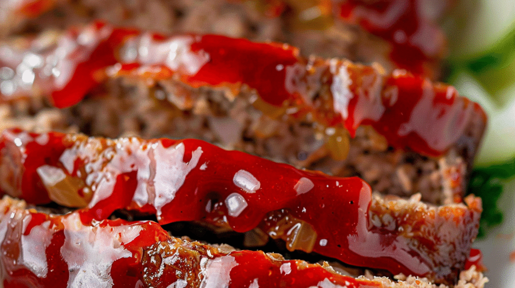 Classic Homestyle Meatloaf with Tangy Ketchup Glaze