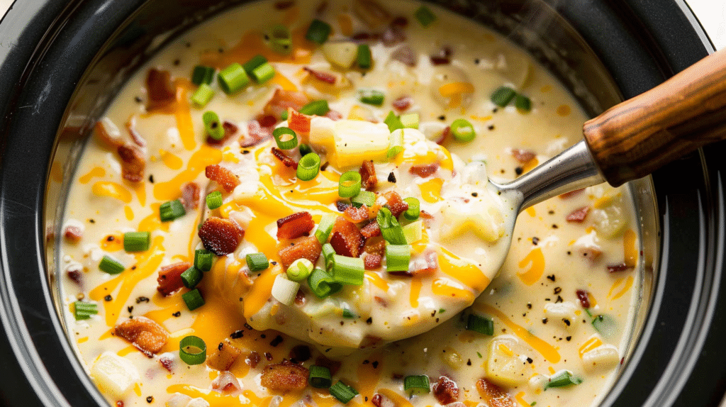 Crock Pot Crack Potato Soup