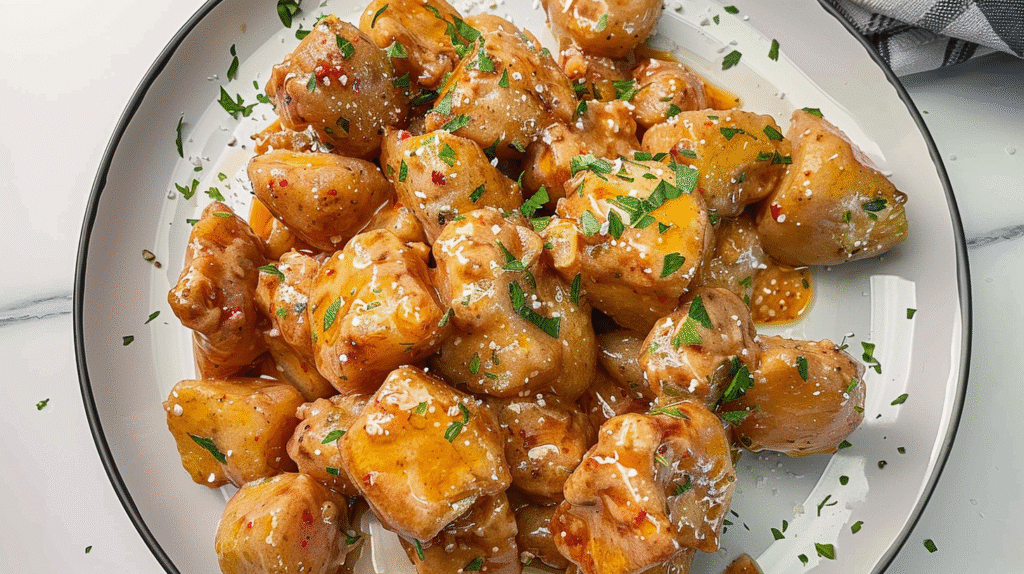 Garlic Parmesan Crockpot Chicken and Potatoes