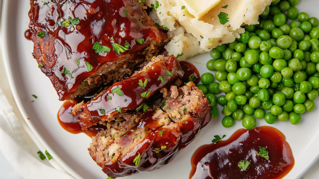 Meatloaf with Brown Sugar Glaze Dinner