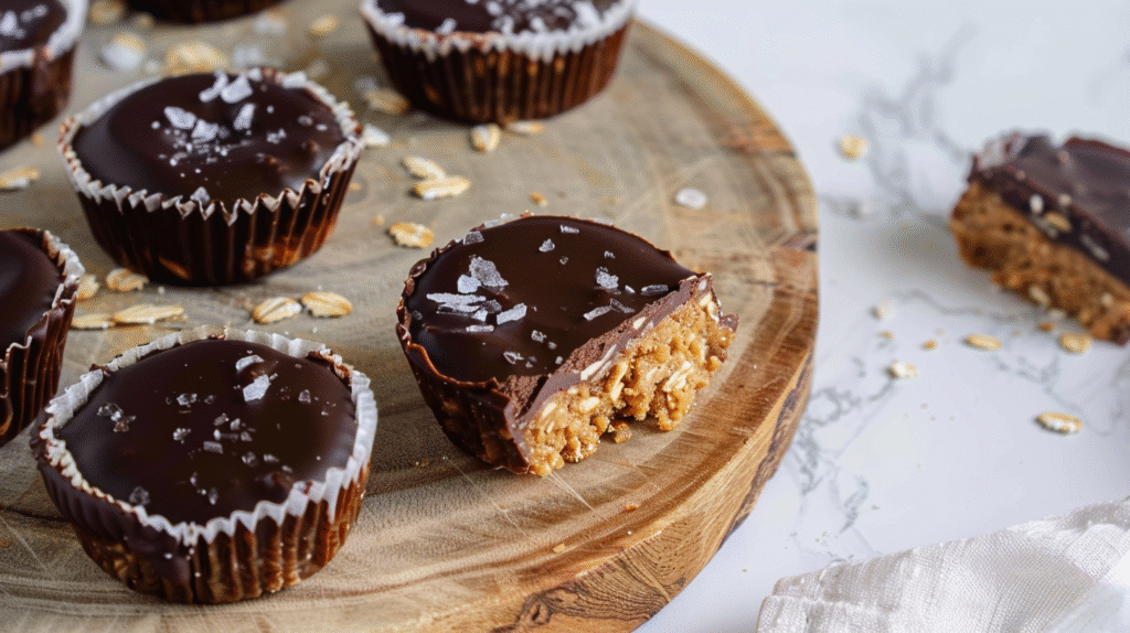 Nutty Dark Chocolate Oatmeal Cups