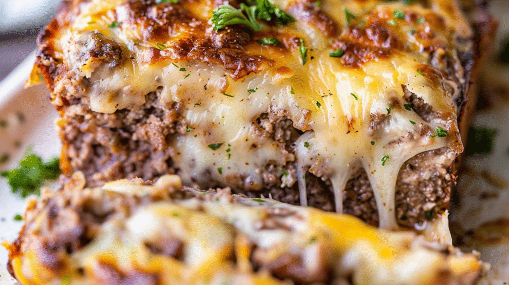 Philly Cheesesteak Meatloaf