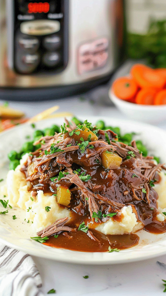 Slow Cooker Beef Manhattan