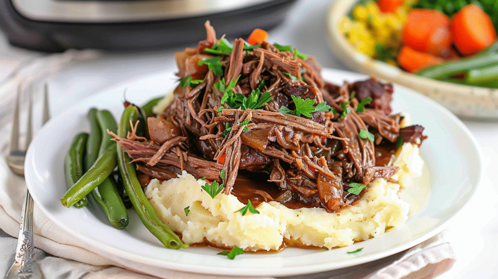 Slow Cooker Beef Manhattan