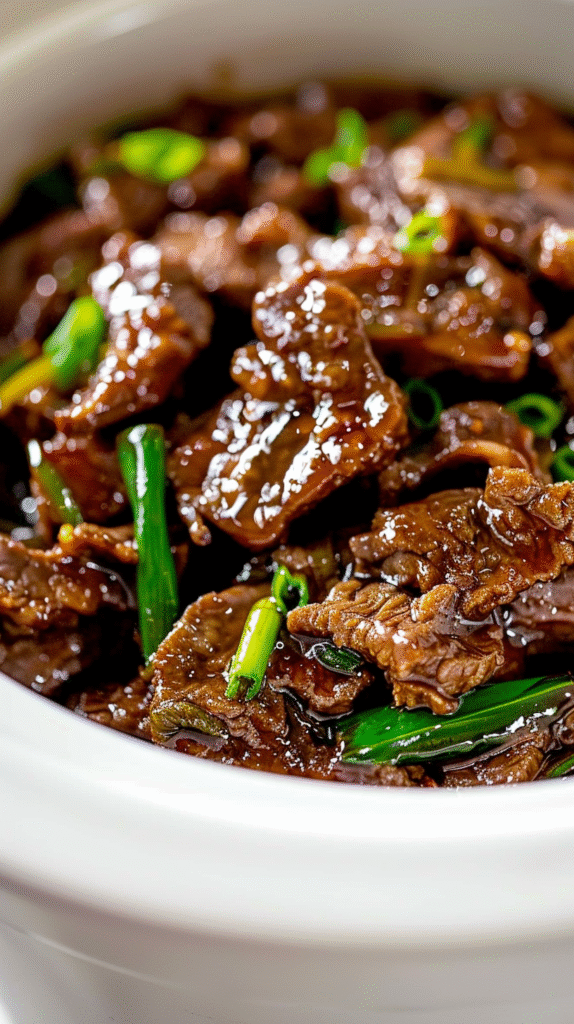 Slow Cooker Mongolian Beef