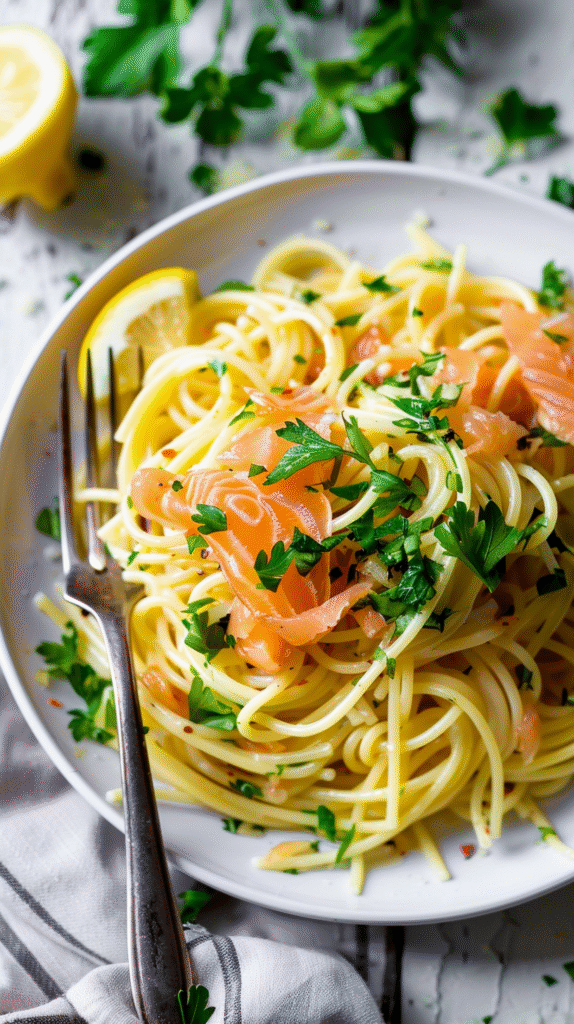 Smoked Salmon Carbonara
