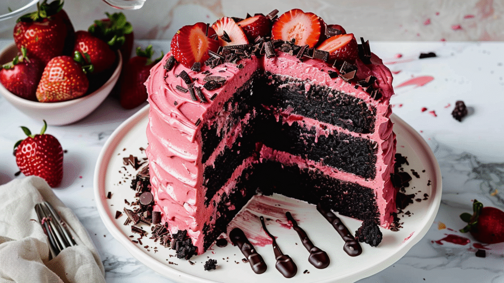 Strawberry Chocolate Cake