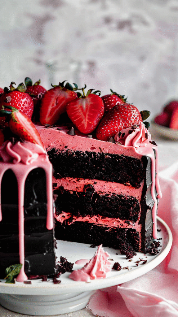 Strawberry Chocolate Cake