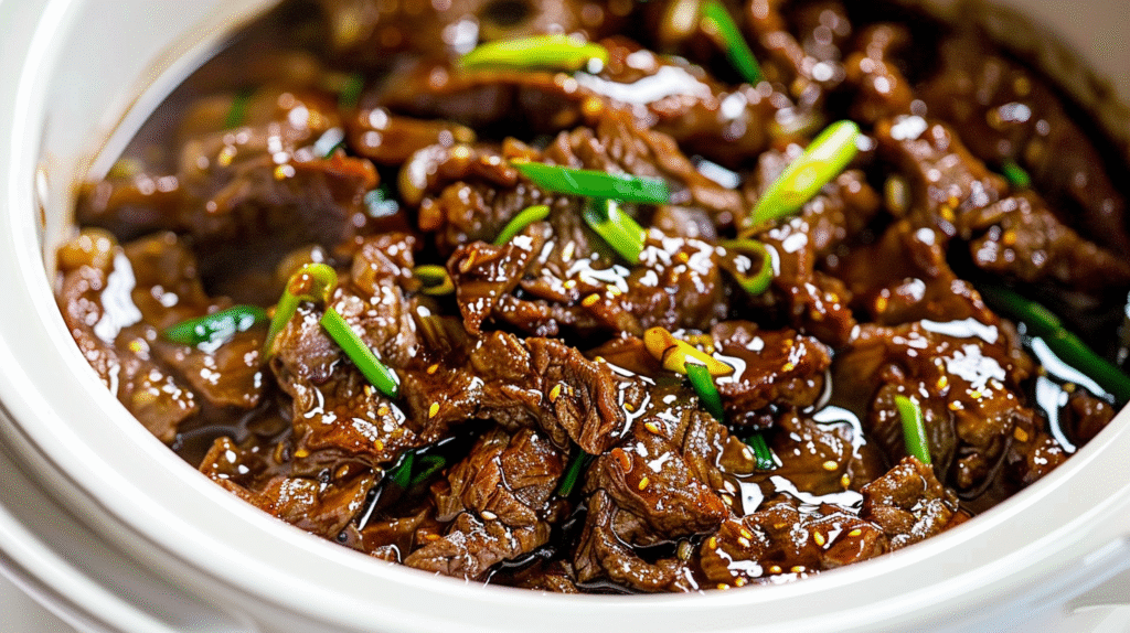 Slow Cooker Mongolian Beef