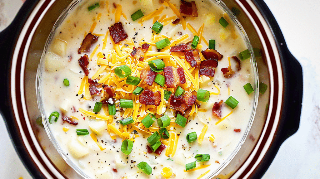 Crockpot Chicken Corn Chowder
