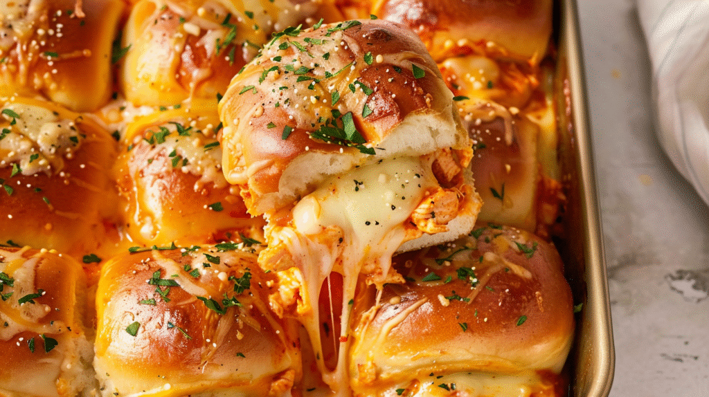 Spicy Buffalo Chicken Sliders