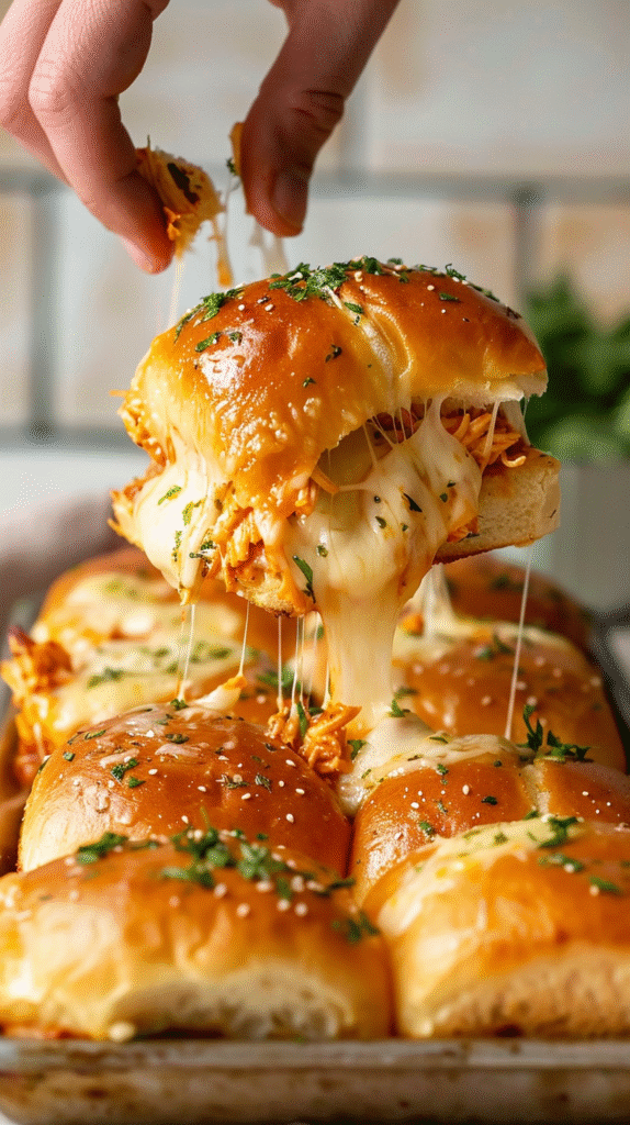 Spicy Buffalo Chicken Sliders